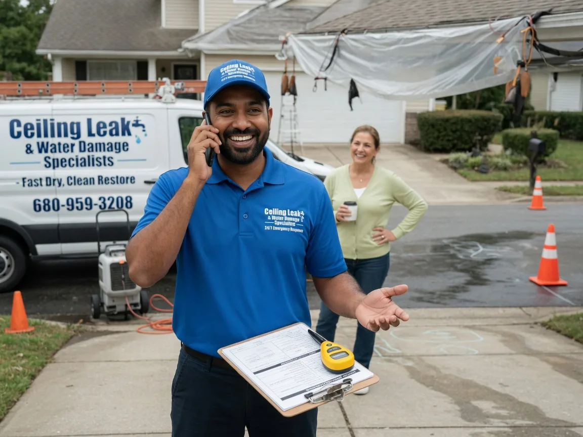 Ceiling Leak Cleanup Liberty Hill, TX FAQs